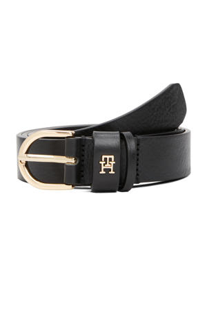 leren riem Essential Effortless zwart