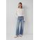 s.Oliver wide leg jeans light blue denim