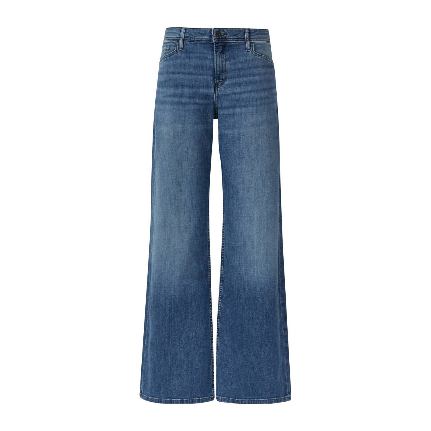 S.Oliver wide leg jeans medium blue denim
