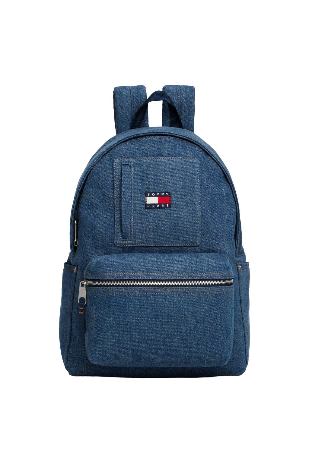 Tommy Jeans denim rugzak TJM Utility blauw
