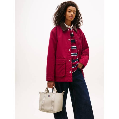 Tommy Jeans mini shopper TJW Daily Elevated beige afbeelding