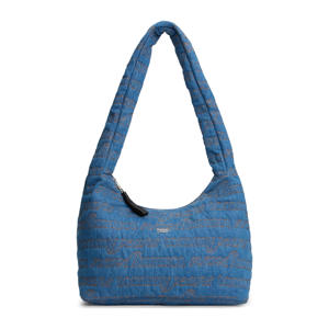 denim schoudertas TJW Urban blauw