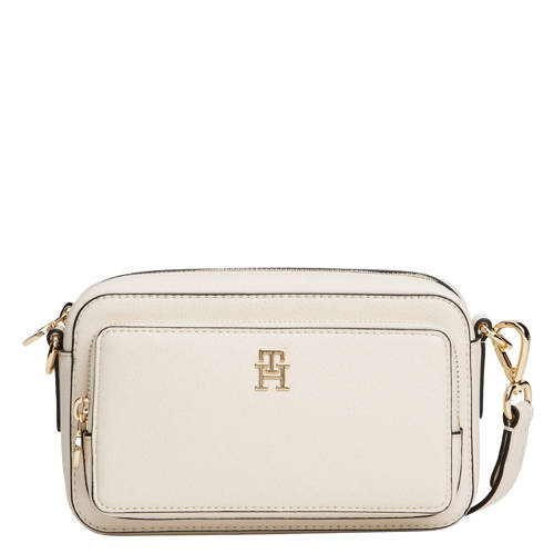 Tommy Hilfiger crossbody tas TH Icon ecru afbeelding