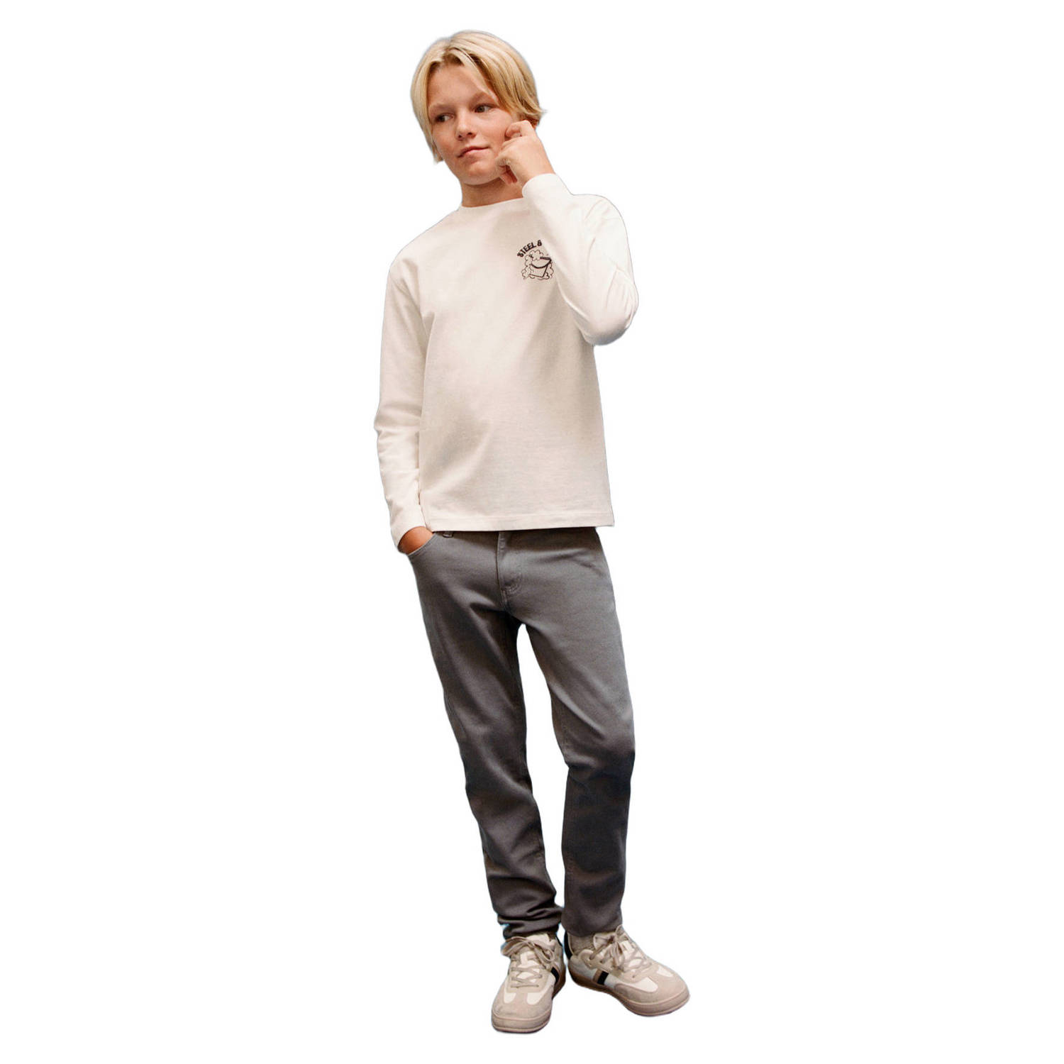 Mango Kids regular casual broek