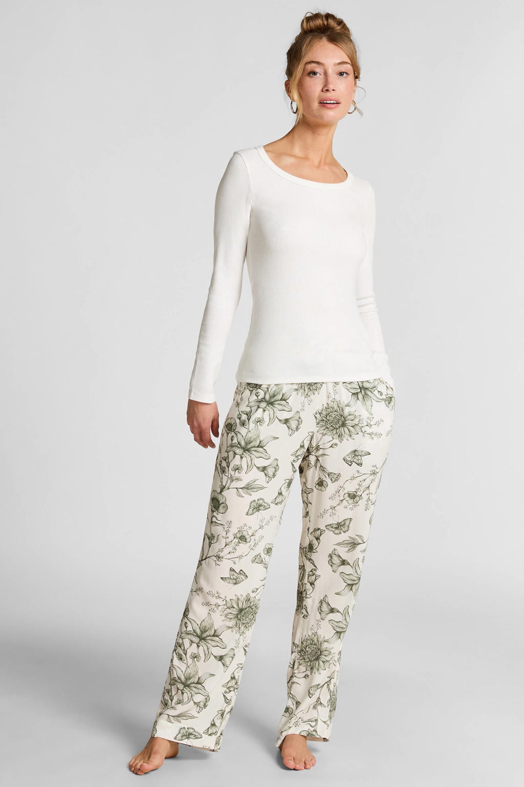 Hunkemöller pyjamatop wit