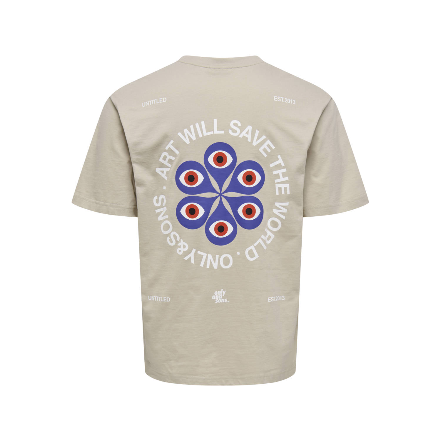 ONLY & SONS relaxed T-shirt beige
