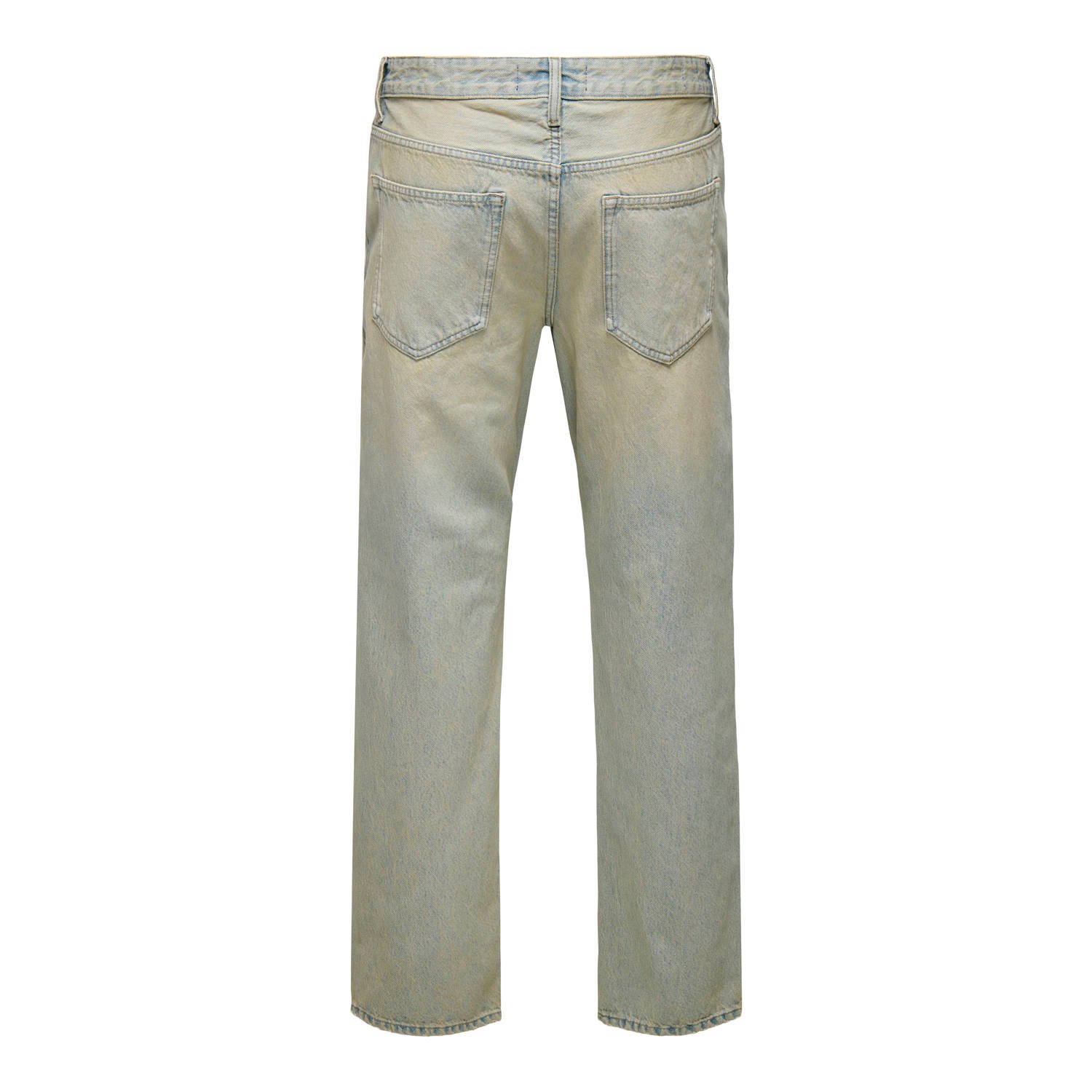 ONLY & SONS ONSEDGE straight leg jeans light brown denim