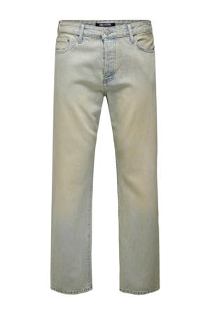 ONSEDGE straight leg jeans light brown denim