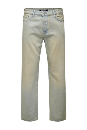 ONSEDGE straight leg jeans light brown denim