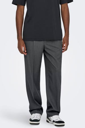 loose chino antraciet