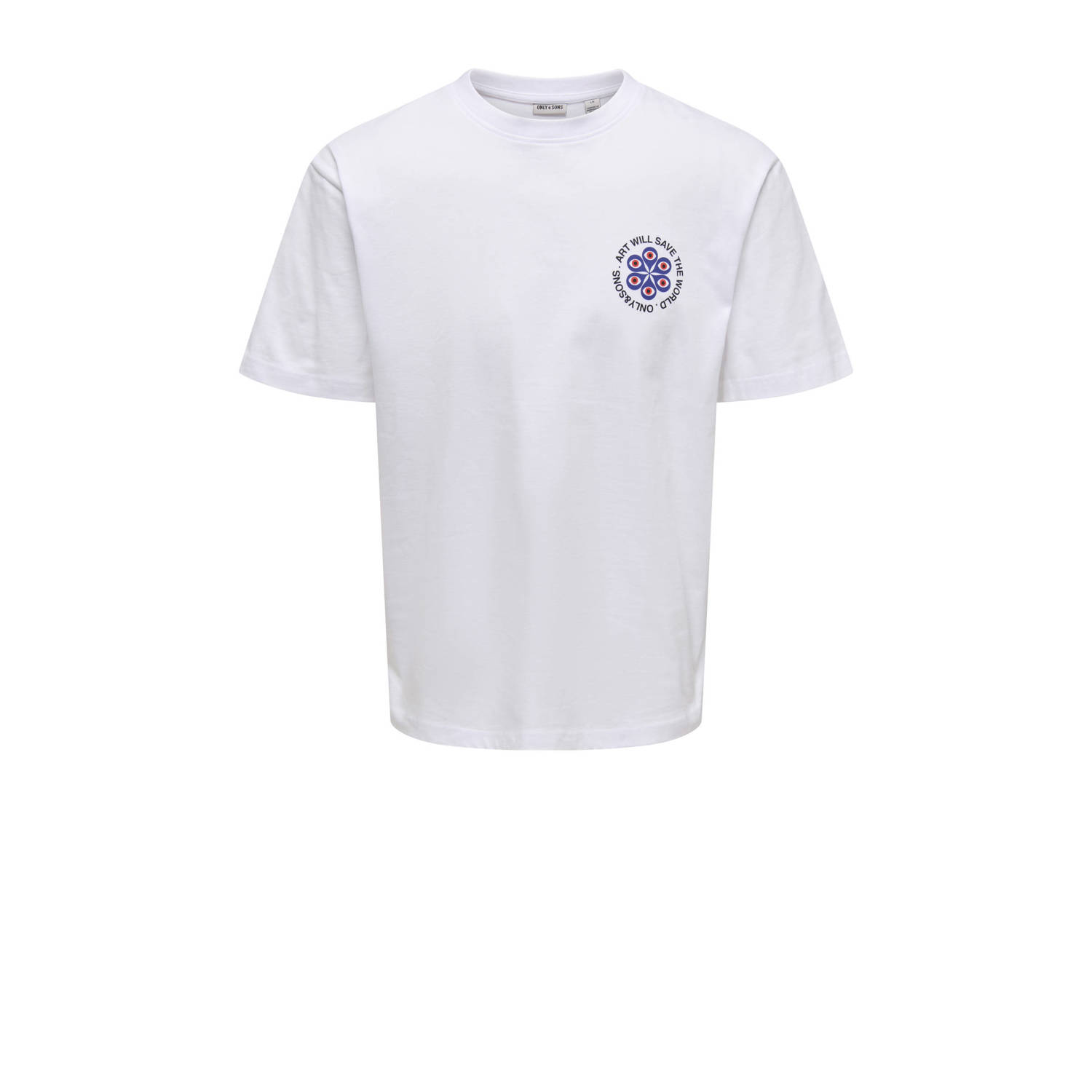 ONLY & SONS relaxed T-shirt wit
