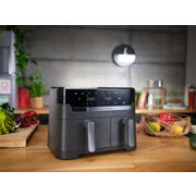 thumbnail: Tefal  Easy Fry & Grill Dual 8,3L EY905B air fryer met dubbele lades