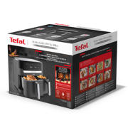 thumbnail: Tefal  Easy Fry & Grill Dual 8,3L EY905B air fryer met dubbele lades