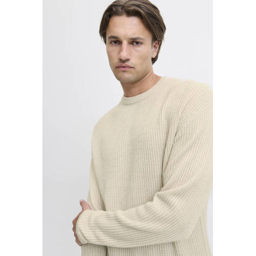 JJ REBEL gebreide trui beige afbeelding