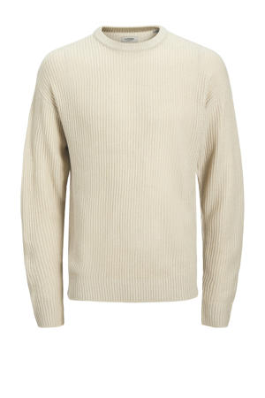 gebreide trui beige
