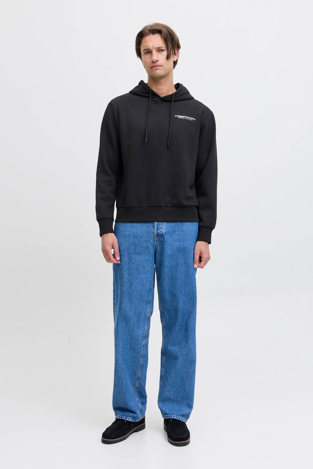 JJ REBEL hoodie zwart