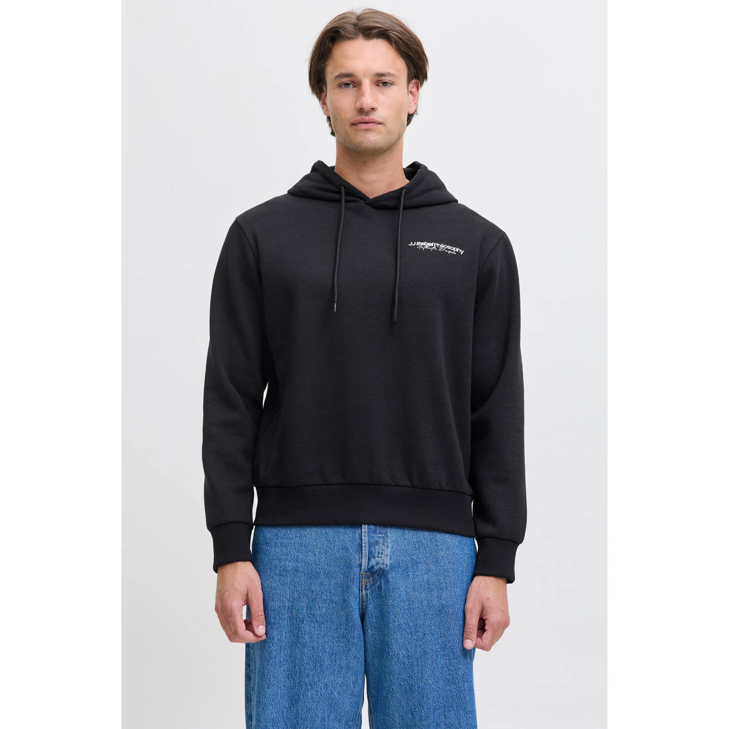 JJ REBEL hoodie zwart