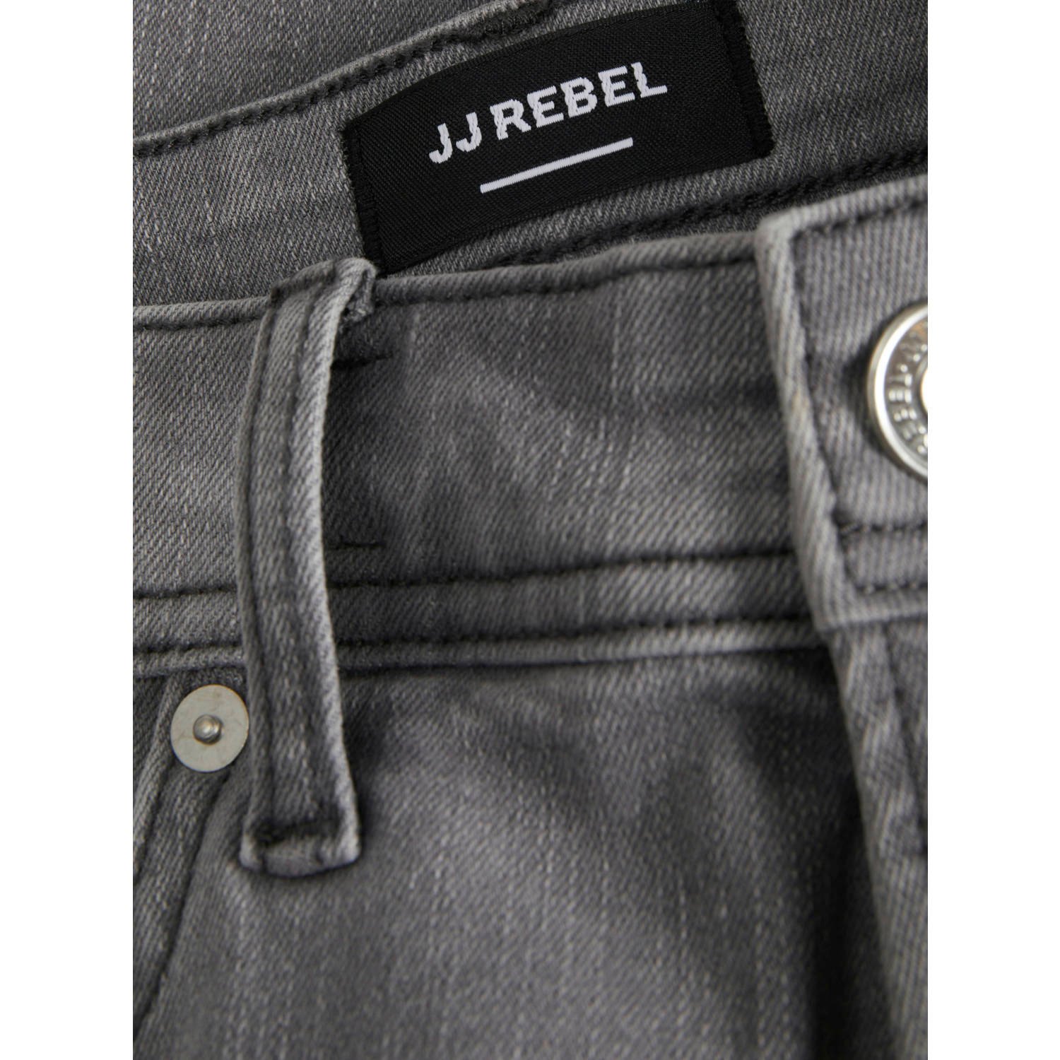 JJ REBEL JREBADAM JJCRAFT tapered jeans grey denim
