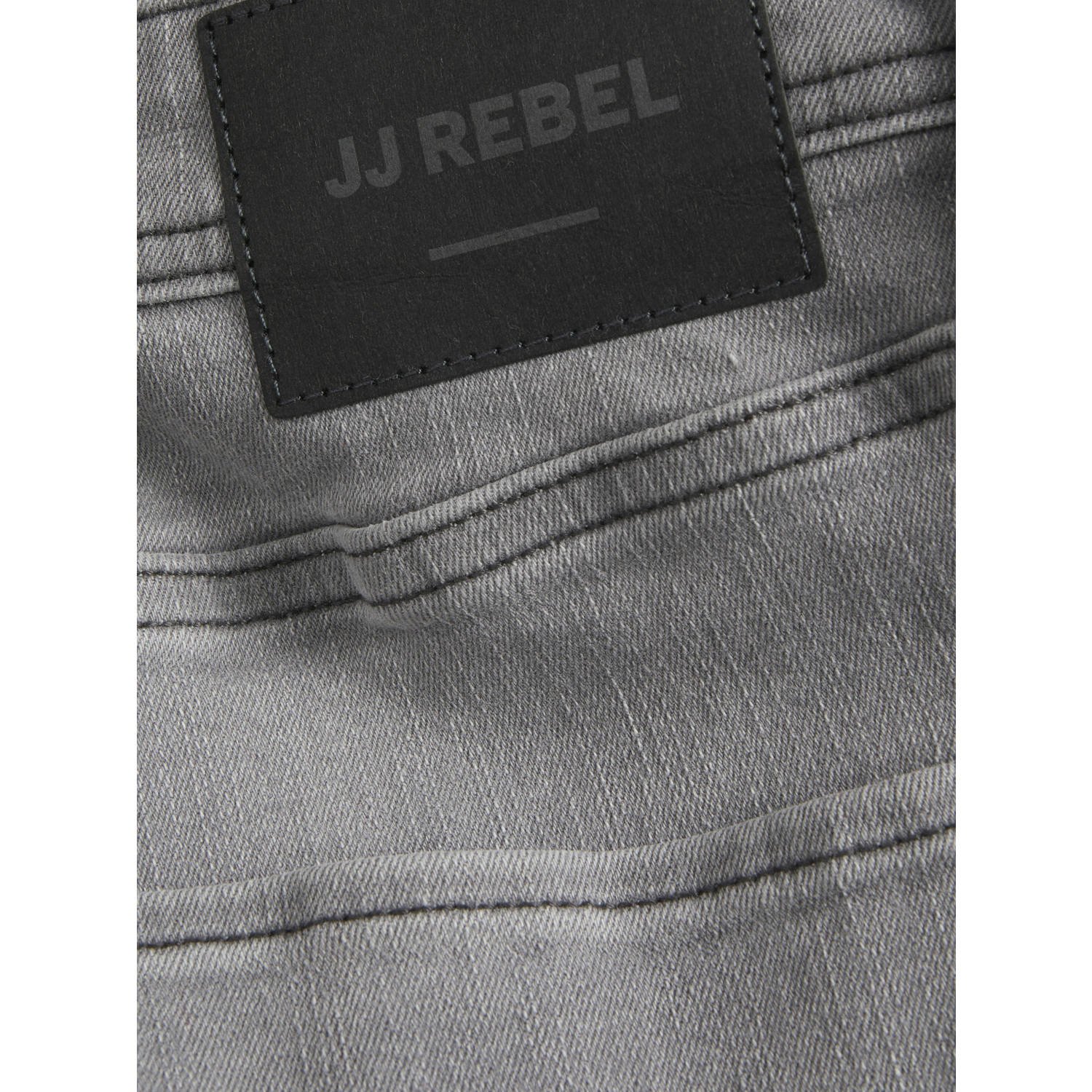 JJ REBEL JREBADAM JJCRAFT tapered jeans grey denim