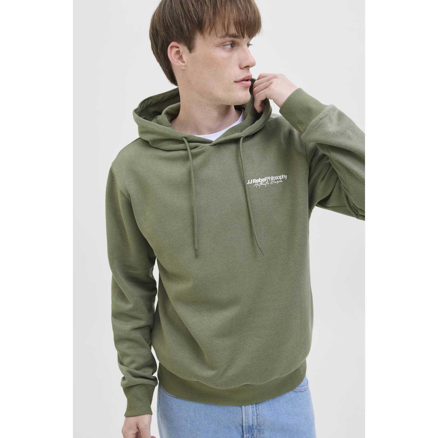 JJ REBEL hoodie groen