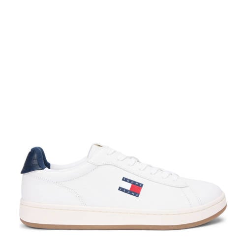 Tommy Jeans Archive '98 leren sneakers ecru afbeelding