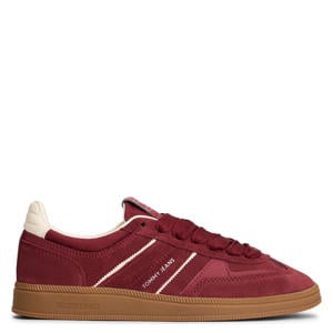 suède sneakers bordeaux