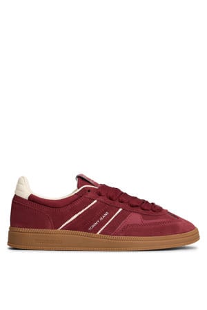 suède sneakers bordeaux