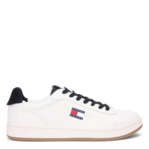 Tommy Jeans leren sneakers wit afbeelding