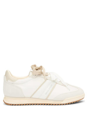 leren sneakers ecru/beige