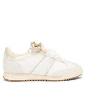 leren sneakers ecru/beige