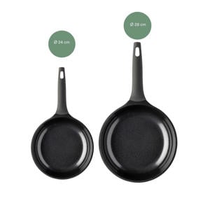 Pannenset Ceramic Deluxe - Koekenpan ø 24 en 28 cm