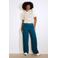 LOLALIZA wide leg regular waist pantalon petrol