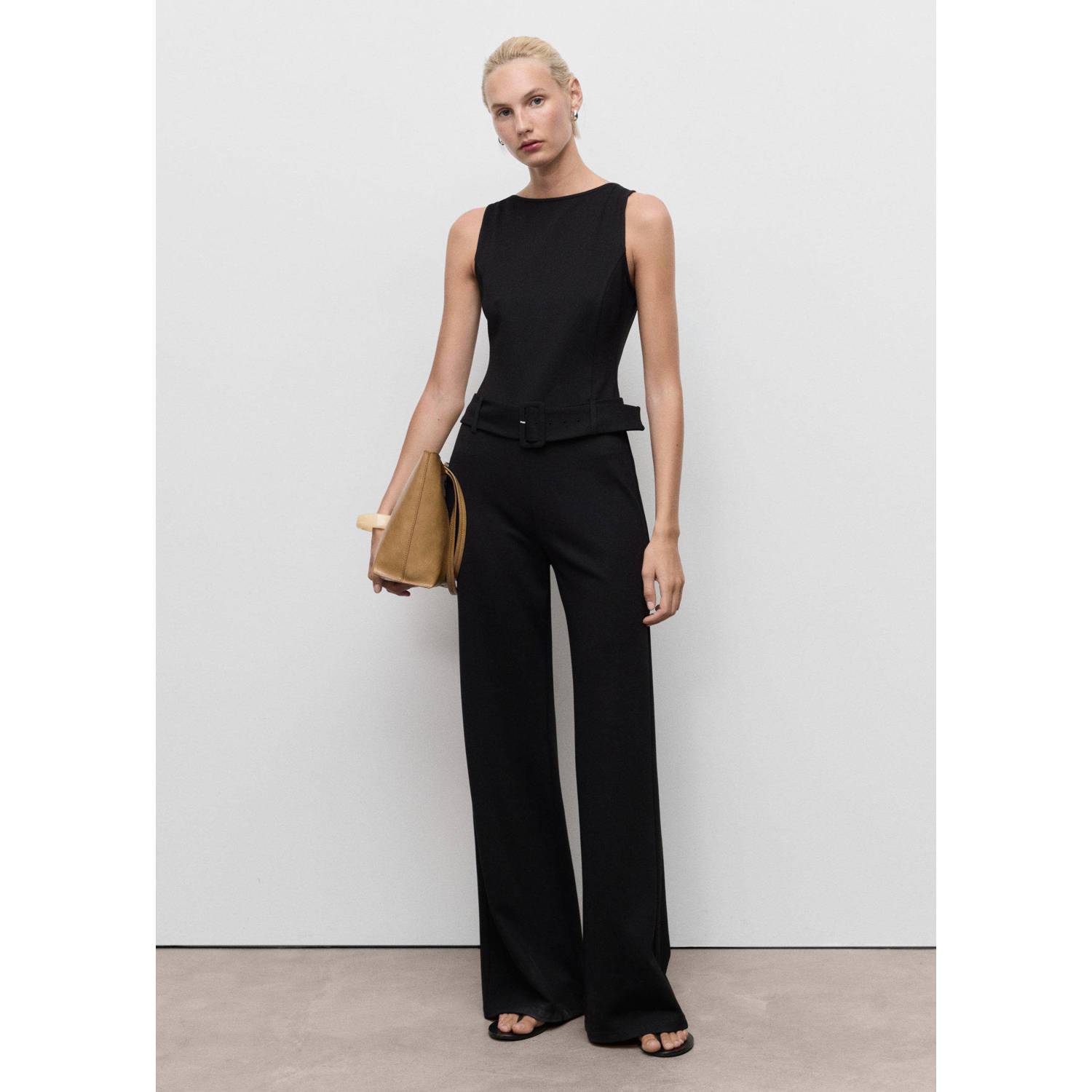 Mango jumpsuit zwart