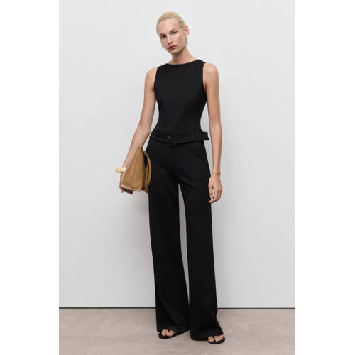 Mango jumpsuit zwart afbeelding