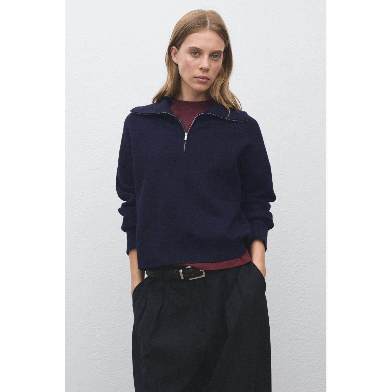 Mango pullover marine