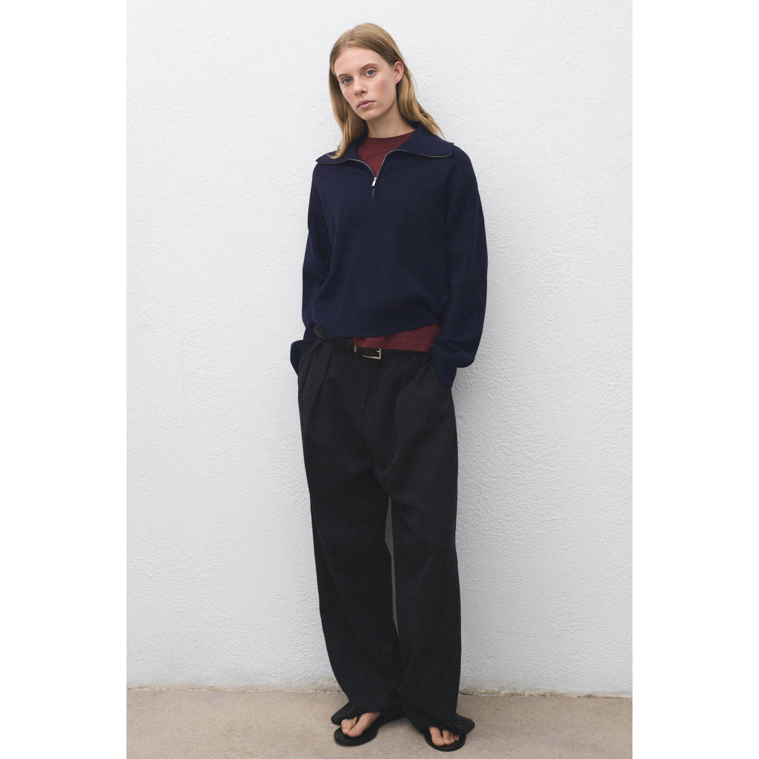 Mango pullover marine