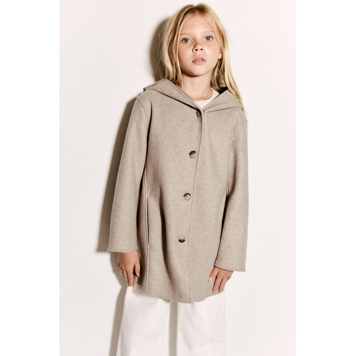 Mango Kids manteljas herfst beige