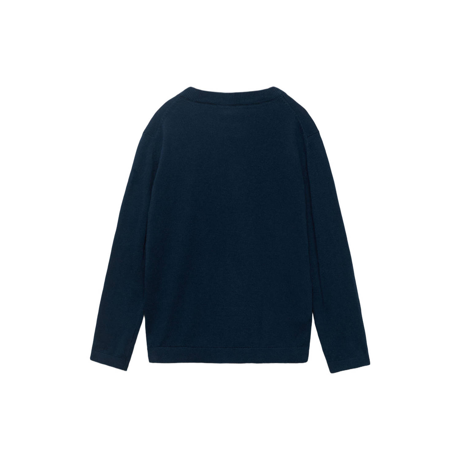 Mango Kids pullover marine fijn gebreid
