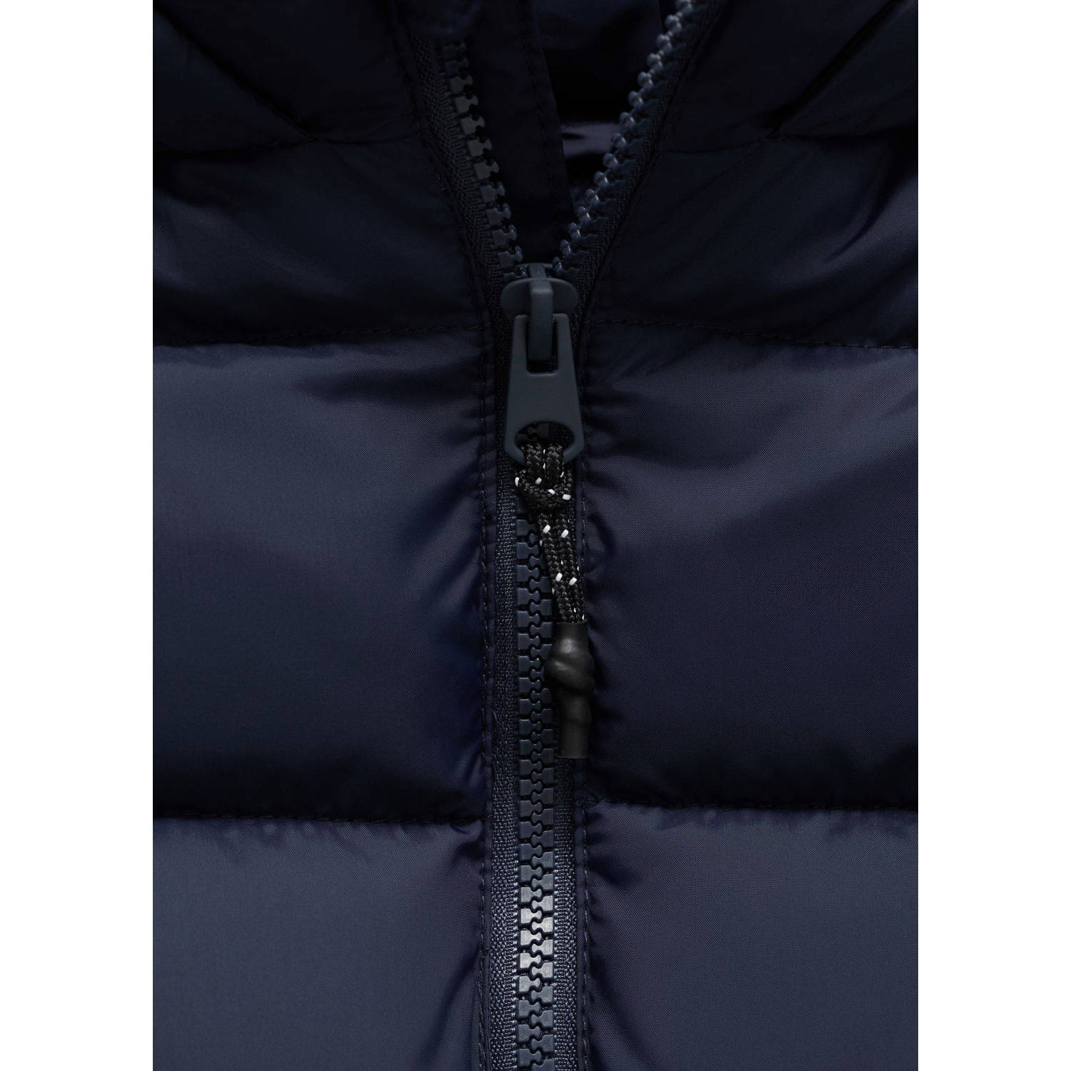 Mango Kids gewatteerde jas winter marine