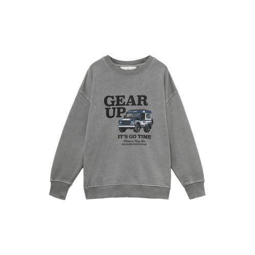 Mango Kids sweater grijs afbeelding