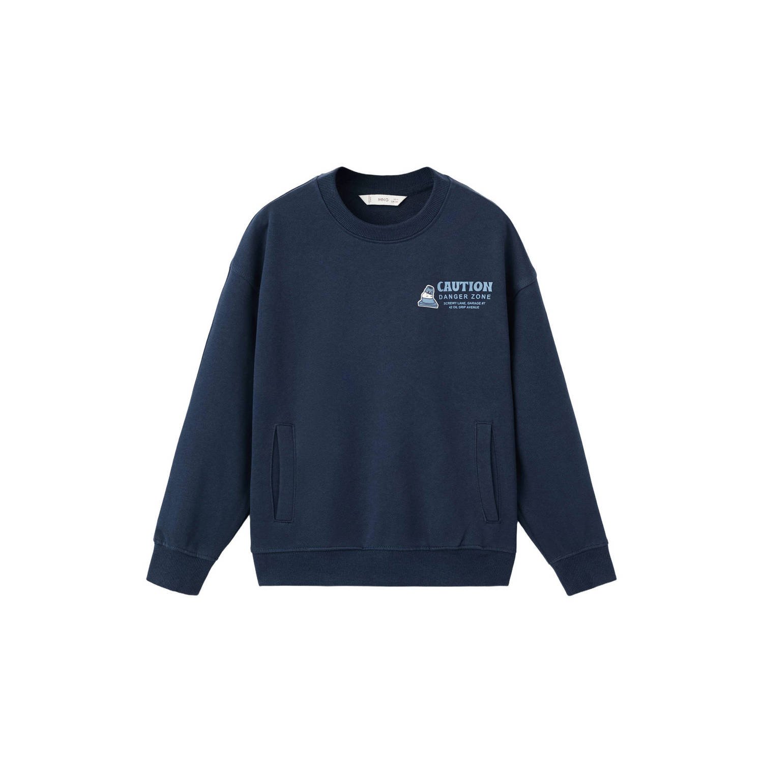 Mango Kids sweater donkerblauw