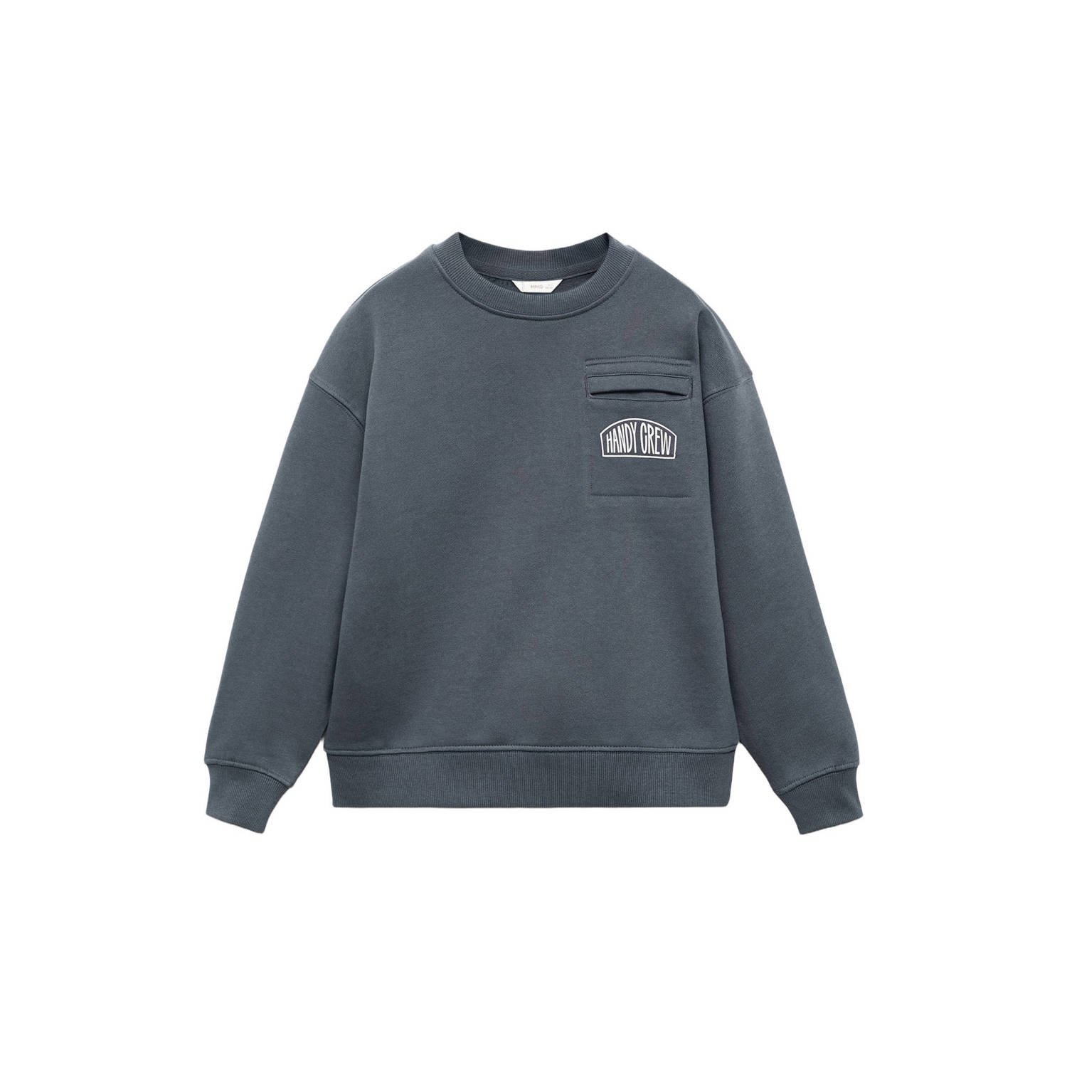 Mango Kids sweater grijs