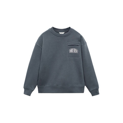 Mango Kids sweater grijs afbeelding
