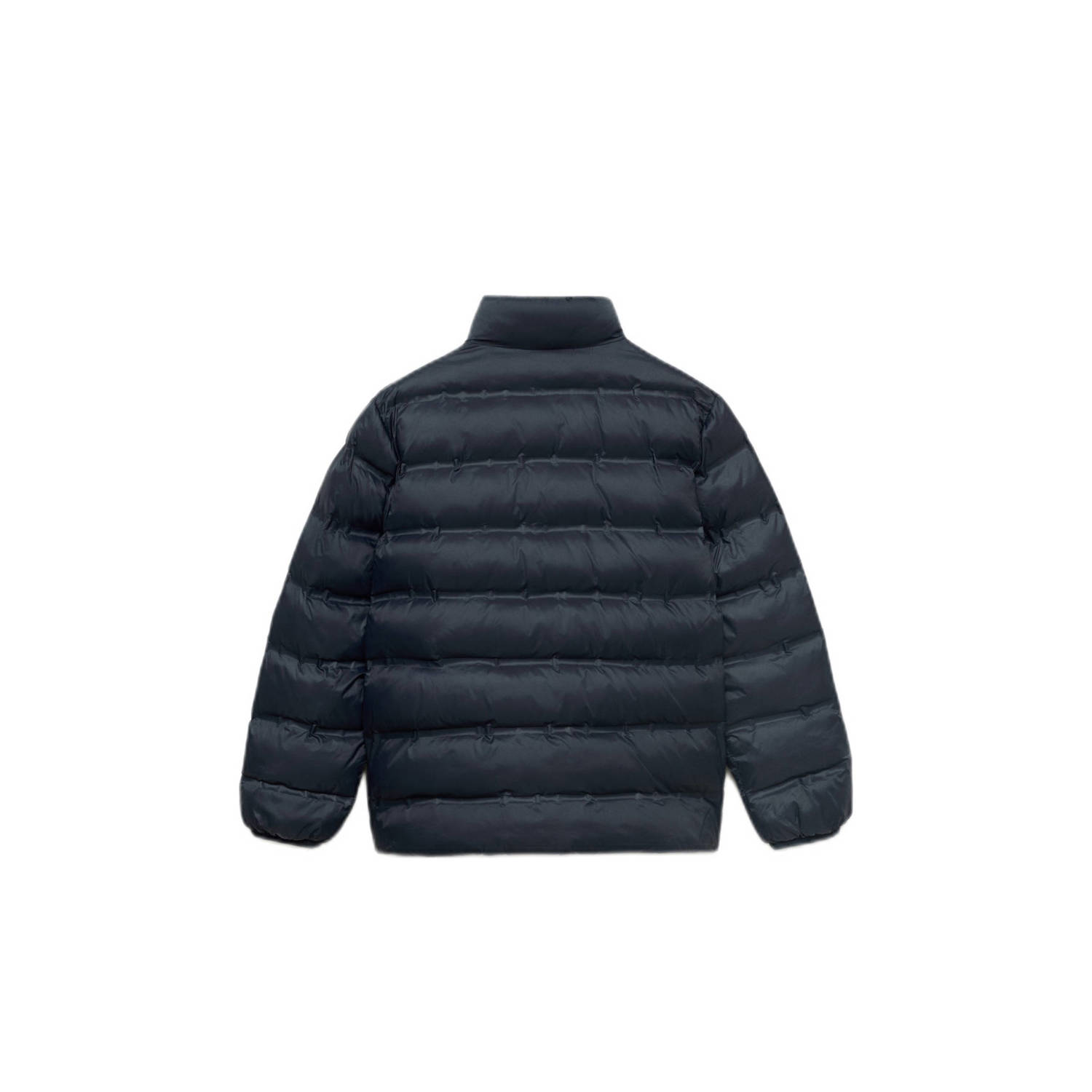 Mango Kids gewatteerde jas donkerblauw