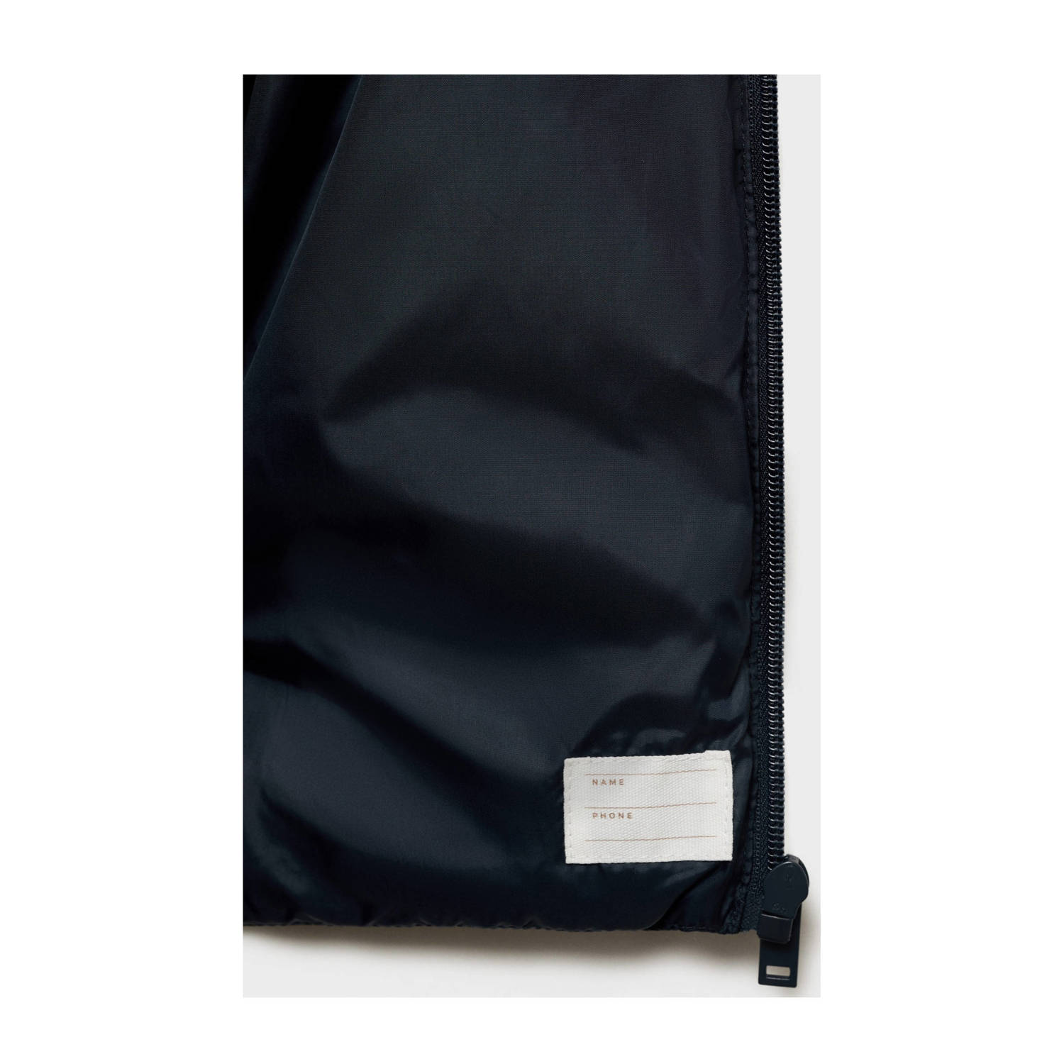 Mango Kids gewatteerde jas donkerblauw
