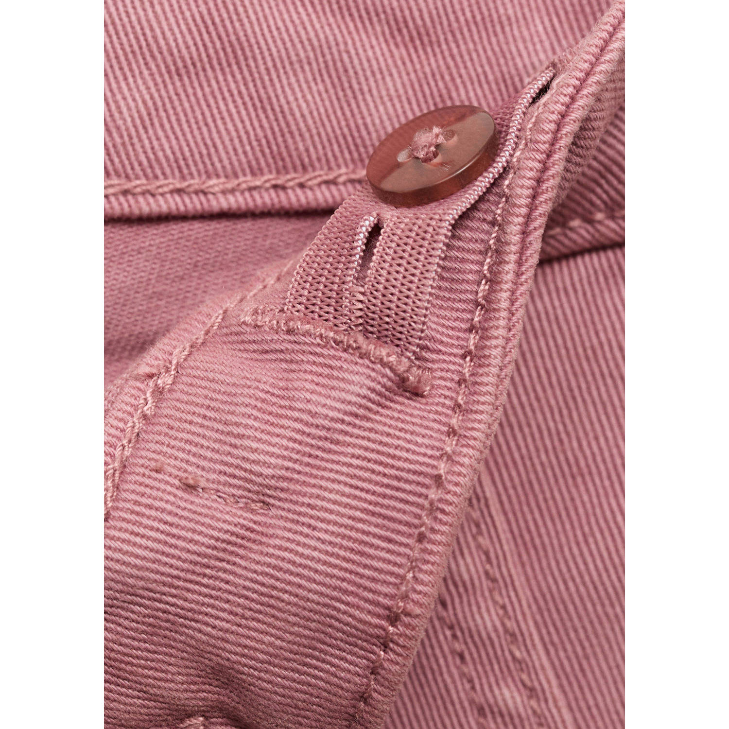 Mango Kids wide leg jeans roze