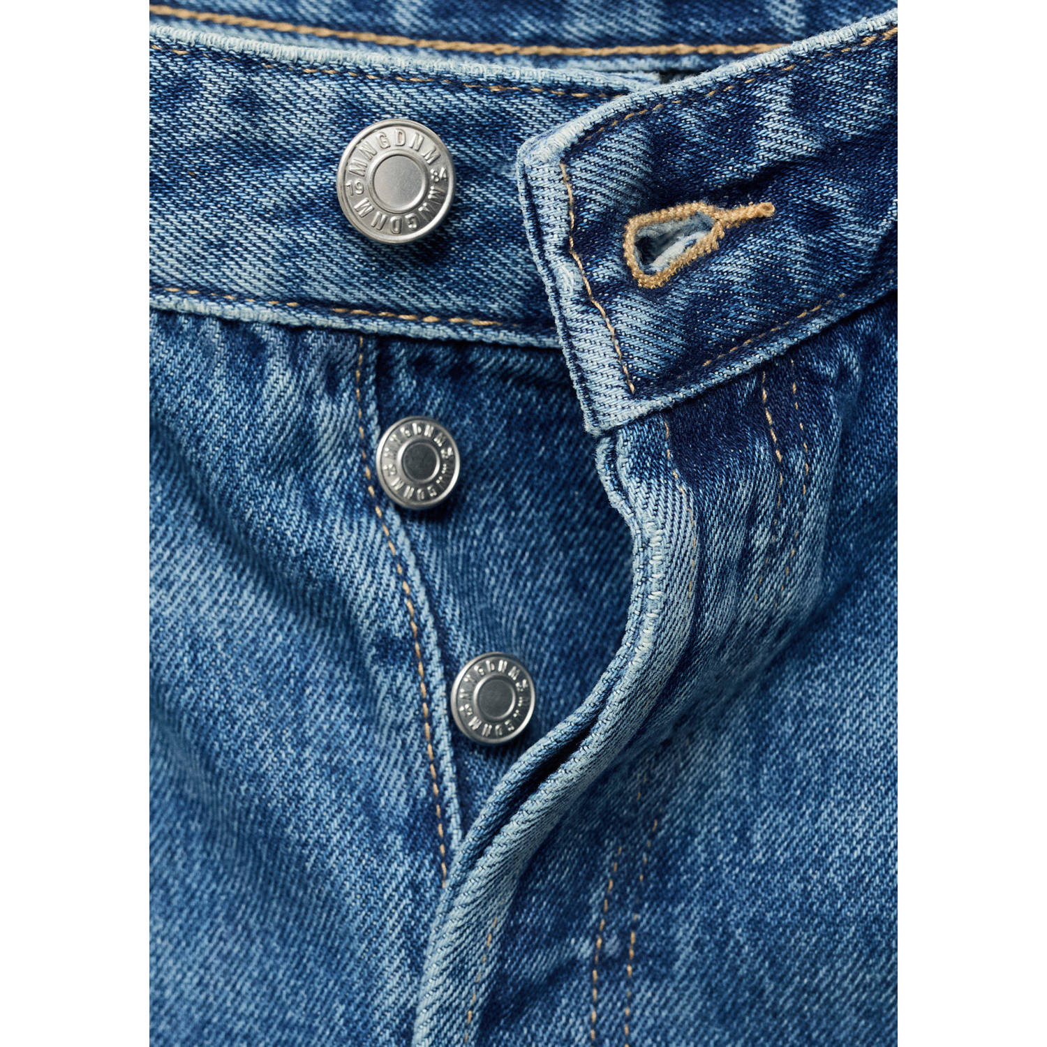 Mango wide leg jeans medium blue denim