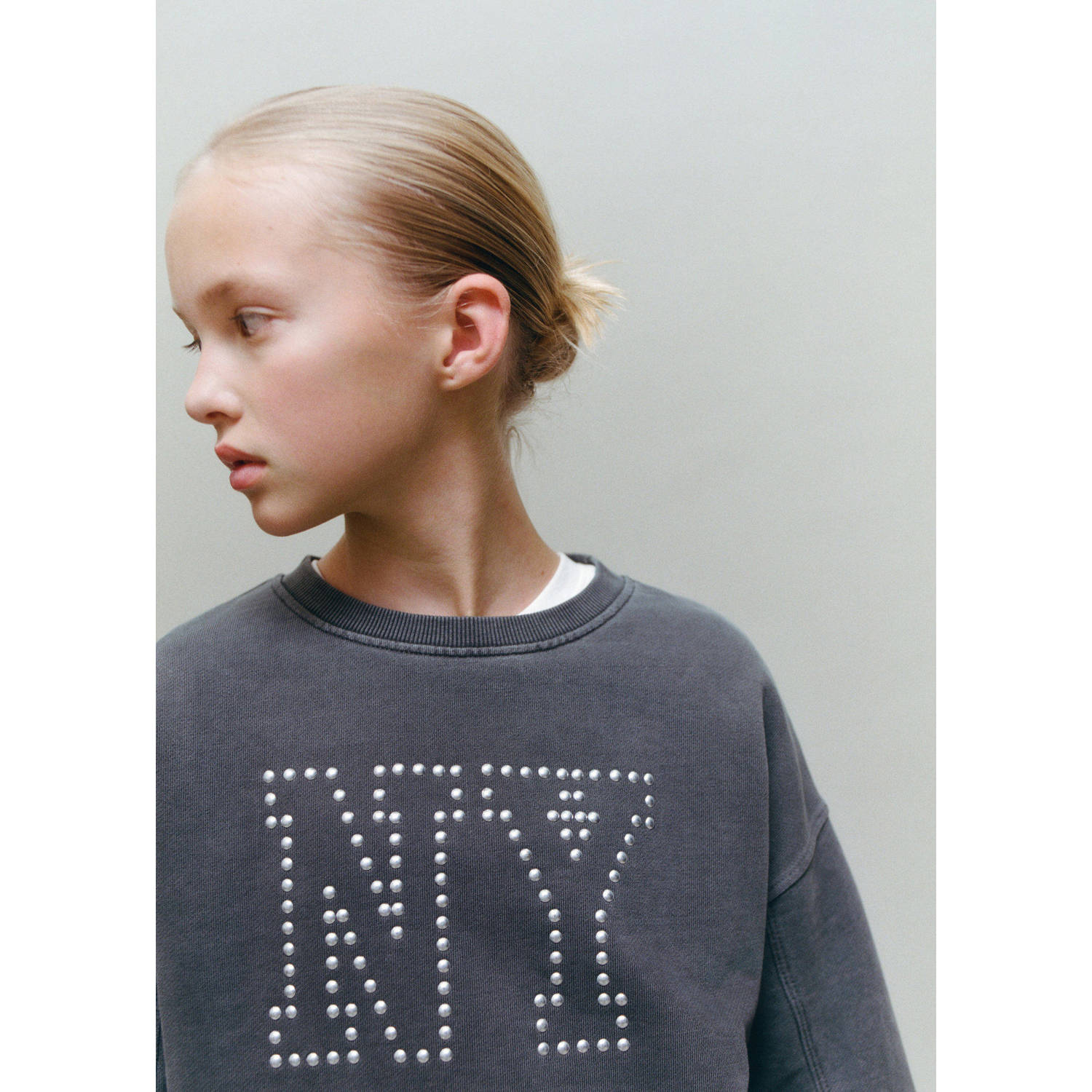 Mango Kids sweater antraciet