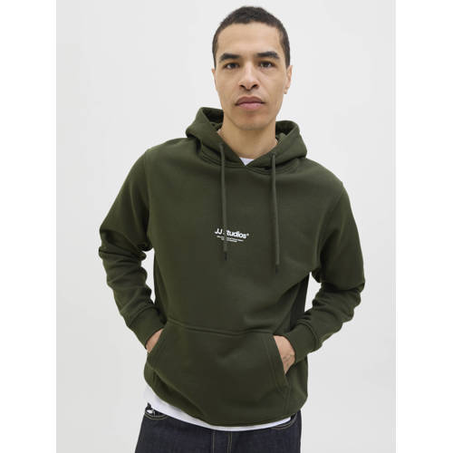 JACK & JONES ESSENTIALS hoodie donkergroen afbeelding