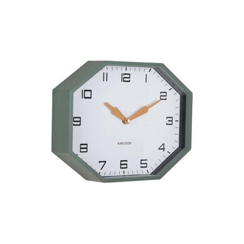 Karlsson wandklok modern factory octagon afbeelding